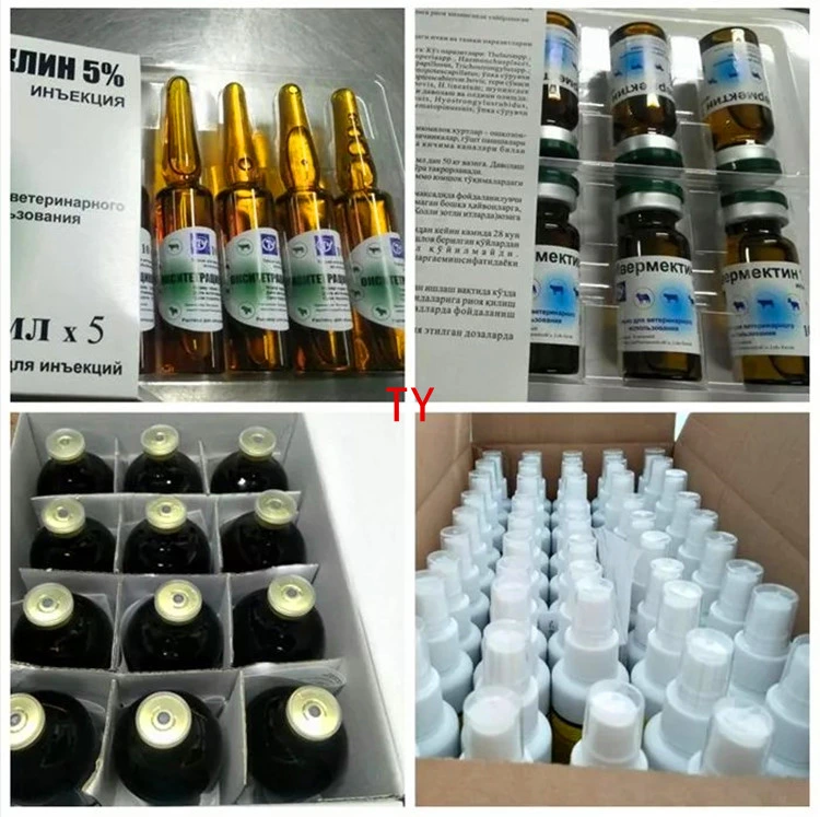 Florfenicol Injection 10% 20% 30% Veterinary Medicine Drug Animal Drugs Antibiotic Antibacterial Drug for Cattle Calves Goats Horses Pigs Pets