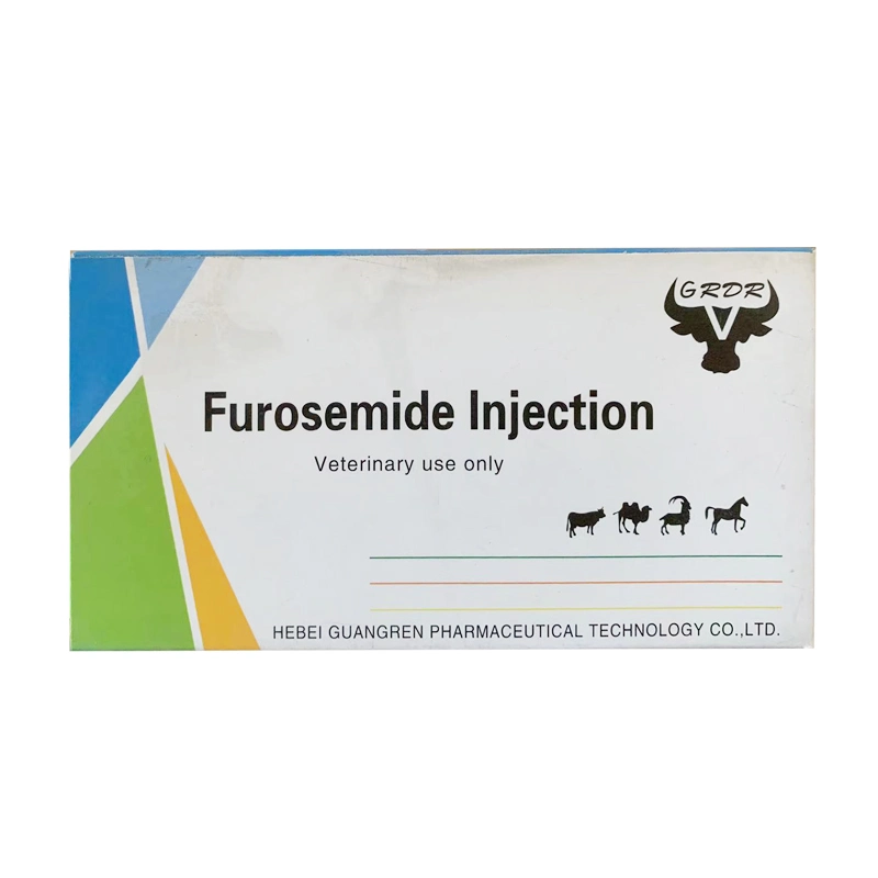 Veterinary Drug Furosemide Injection Pig Cattle Sheep Livestock Pets Cats Dogs Edema Detoxification Renal Failure